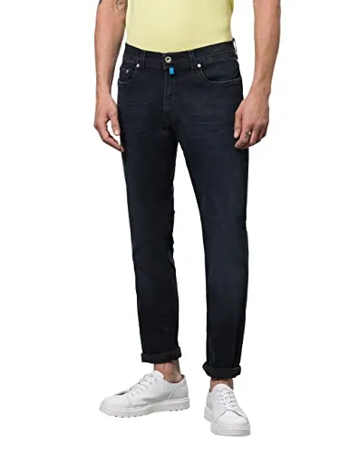 Pierre Cardin Herren Lyon Jeans, Blau/Schwarz gebrauchte Buffies, 32W x 30L