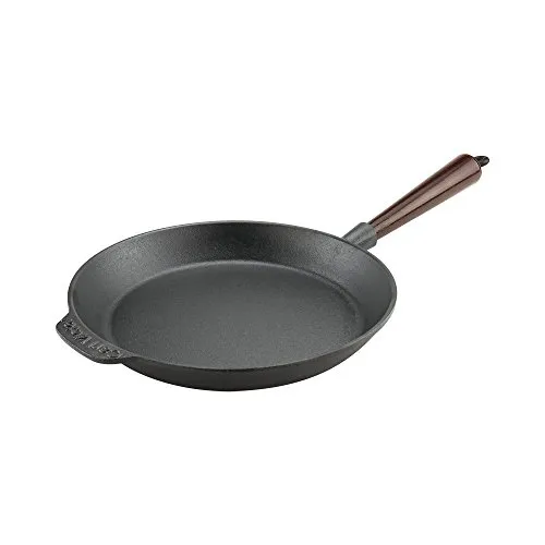 Carl Victor - Bratpfanne Gusseisen Pfanne 24 cm Holzgriff