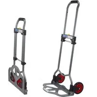 TRUTZHOLM klappbare Sackkarre - 60 kg Traglast - Sackkarren für Umzüge, höhenverstellbar und teleskopierbar, ideal für Transporte und platzsparend zu verstauen.
