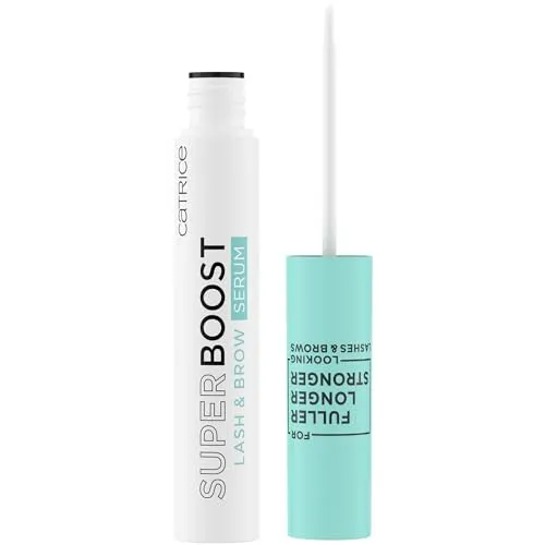 CATRICE Super Boost Lash & Brow Wimpernserum 6 ml - Wimpernserum für lange, dichtere Wimpern und Augenbrauen. Mit Widelash™, Hyaluron und Provitamin B5 für optimale Pflege und kräftigen Look – ganz einfach über Nacht!