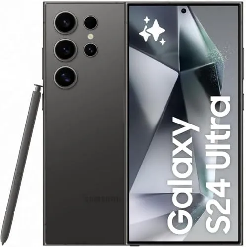 Samsung Galaxy S24 Ultra 1TB 12GB - Titanium Black, 200 MP Kamera und IP68 Wasser- und Staubschutz für Abenteuerlustige