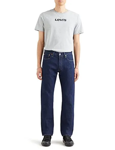 Levi's Herren 00501 Hose, Blau (Marlon) - 30W x 32L - Jeans aus 100% Baumwolle mit regulärer Passform, ideal für lässige Looks. Strapazierfähig, maschinenwaschbar und perfekt für den Alltag.