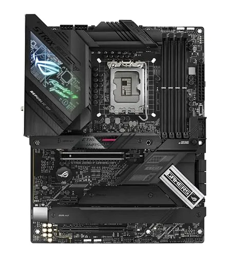ASUS ROG Strix Z690-F Gaming WiFi Mainboard Sockel Intel LGA 1700 (Intel Z690, ATX, 4x M.2, PCIe 5.0, DDR5, USB 3.2 Gen 2x2 Type-C, WiFi6, Aura Sync)