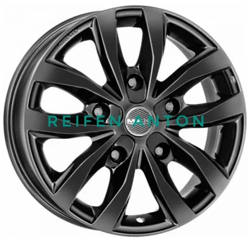 MAK Load 5 Gloss Black Alufelgen 16 Zoll - Elegante Doppelspeichen-Felgen in 6.5x16 Zoll, Gussrad, ideal für sportliche Autos, maximale Traglast von 1350 kg für hohe Stabilität und Sicherheit.