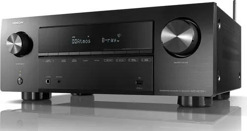 Denon AVR-X2700H 7.2 Kanal AV Receiver 8K Schwarz - AV-Receiver mit 7.2 Kanälen, unterstützt Dolby Atmos für beeindruckenden Surround-Sound und bietet 8K Videoqualität für ein optimales Heimkinoerlebnis.