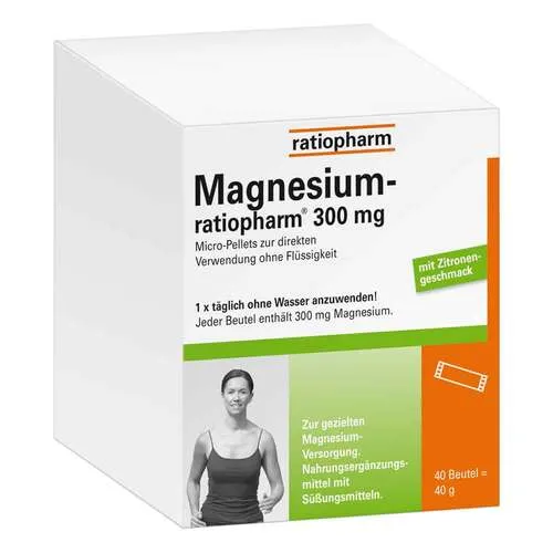 Magnesium-ratiopharm 300 mg Micro-Pellets 40 g