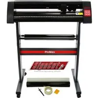 Monstershop PixMax 720mm Schneideplotter mit SignCut Pro - Vielseitiger 72cm Vinyl Schneideplotter mit umfangreichem Zubehör. Inklusive Aluminiumständer, 12 Monaten Softwarezugang und 3 Roland-Messern. Ideal für kreative Projekte und professionellen Einsatz.