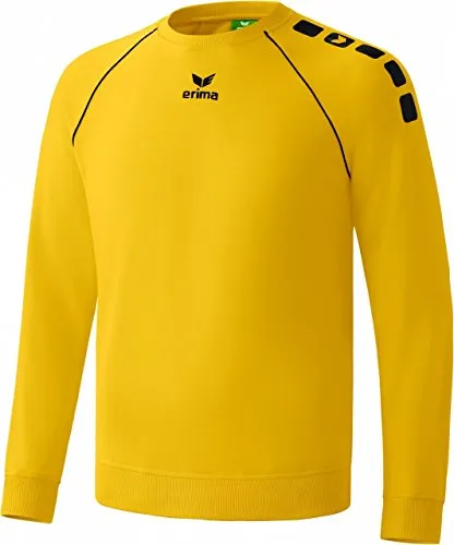 Erima Kinder Sweatshirt 5-C Basic, gelb/schwarz, 128, 607307