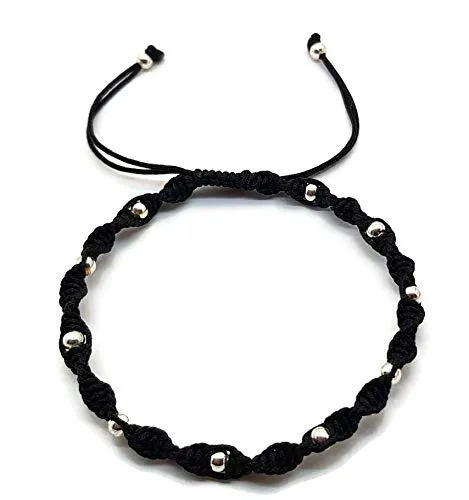 Mystic Jewels - Kabbalah, Armband aus farbigem Draht mit Kugeln, Amulett, Schutz vor dem bösen Blick, Glücksbringer …, [2E+1 centimeters], Metall, N / A