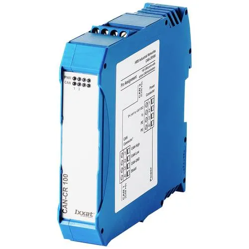 Ixxat CAN-CR100 CAN/CAN-FD Repeater - Zuverlässiger CAN/CAN-FD-Repeater zur Verbesserung der Netzwerkkapazität, mit integriertem Busabschlusswiderstand für optimale Kommunikation und galvanischer Trennung zum Schutz der Elektronik.