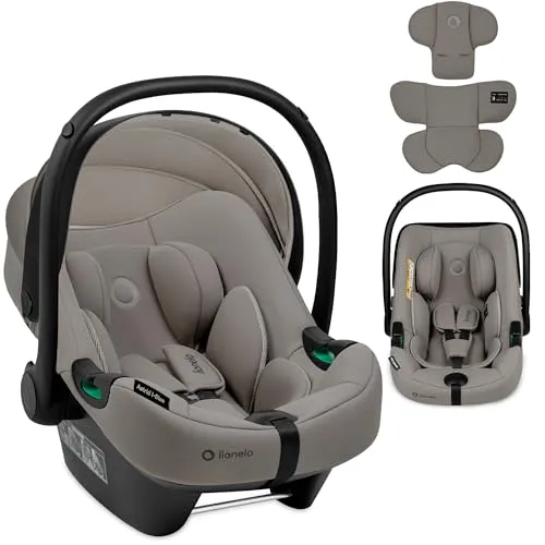 Lionelo ASTRID i-Size Baby Autositz 40-87 cm - Sichere Babyschale Gruppe 0+ mit ADAC-Zertifikat und 5-Sterne-Sicherheit. Ultraleicht, komfortabel und einfach zu tragen – ideal für Eltern unterwegs.