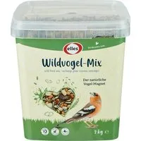 elles Wildvogel-Mix 3kg Eimer - Vogelfutter – artgerechte Mischung für eine bunte Vielfalt heimischer Wildvögel, ideal für ganzjährige Fütterung und sicher für deinen Garten.