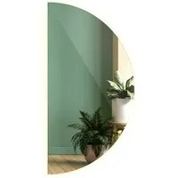 Tulup Halbrunder LED Spiegel 50x100 cm – Eleganter Wandspiegel mit Warmweiß 3000K - Der Tulup Halbrunde LED Spiegel ist ein stilvolles Einrichtungselement für jeden Raum. Mit seiner dekorativen LED-Beleuchtung sorgt er für ein angenehmes Ambiente und vergrößert optisch den Raum. Ideal für Badezimmer, Schlafzimmer und Flur.