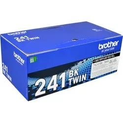 Brother TN-241BKTWIN Toner, 2er-Set - Hohe Druckleistung bis zu 5.000 Seiten, optimale Qualität für präzise Ausdrucke und umweltfreundliche Herstellung