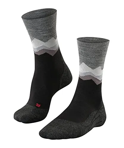 FALKE TK2 Crest Herren Socken - Sportsocken mit mittelstarker Polsterung aus Merinowoll-Mix, ideal für Wanderungen. Bieten hervorragenden Komfort, Wärmeisolation und schnellen Feuchtigkeitstransport.
