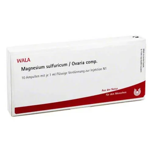 Magnesium Sulfuricum/Ovaria Comp. Ampullen - Arzneimittel zur Unterstützung bei Menstruationsbeschwerden, apothekenpflichtig und bequem online in Ihrer Versandapotheke erhältlich.