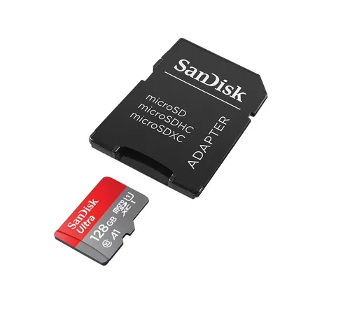 SanDisk Ultra microSDHC memory card + SD adapter, SDSQUA4-128G-GN6IA