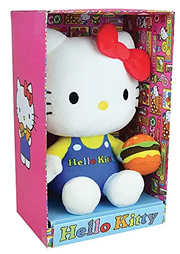 Jemini 024054 Hello Kitty Plüschtier Retro Food ± 20 cm, Mehrfarbig, S