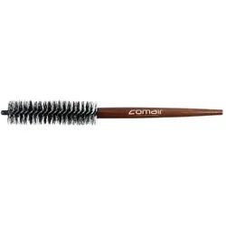 Comair Bürste Naturborste rund 25 mm - Runde Holzbürste mit hochwertigen Naturborsten, ideal für schonendes Frisieren und Styling.