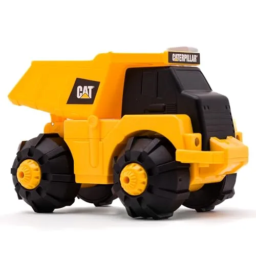 CatToysOfficial Unstoppable Movers Kipplaster Spielzeug | Kipplaster mit Großen Rädern und Funktionstüchtigen Lichtern | Baustellenfahrzeug für Kinder ab 3 Jahre