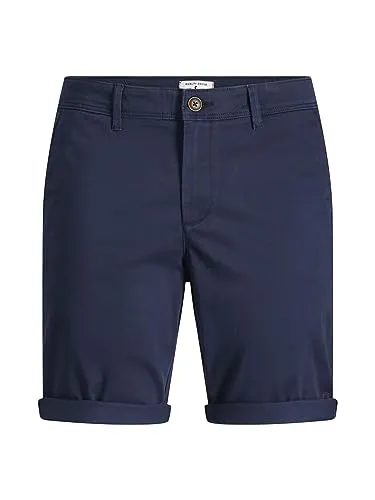 Jack & Jones Intelligence Bowie Solid Chino Short Herren - XXL - Herren-Shorts aus weichem, dehnbarem Stoff für perfekten Sitz und ganztägigen Komfort. Ideal für lässige und formelle Anlässe mit klassischem Regular Fit.