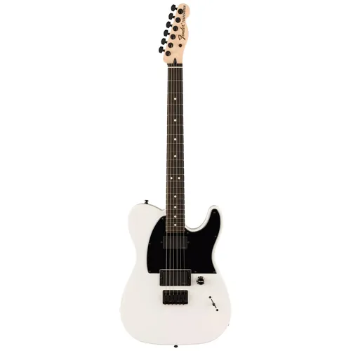 Fender Jim Root Telecaster Flat White - Signature Telecaster mit Mahagoni Body und Ebenholz Griffbrett, ausgestattet mit EMG Pickups für kraftvollen Sound, ideal für Rock und Metal. Inklusive Koffer.