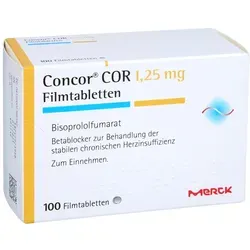 Concor COR 1,25 mg Filmtabletten 100 St
