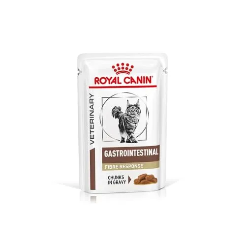 Royal Canin Gastro Intestinal Fibre Response | 12 x 85 g | Diät-Alleinfuttermittel für Adulte Katzen | Für Katzen mit chronischer Verstopfung oder ähnlichen Magen-Darm-Problemen