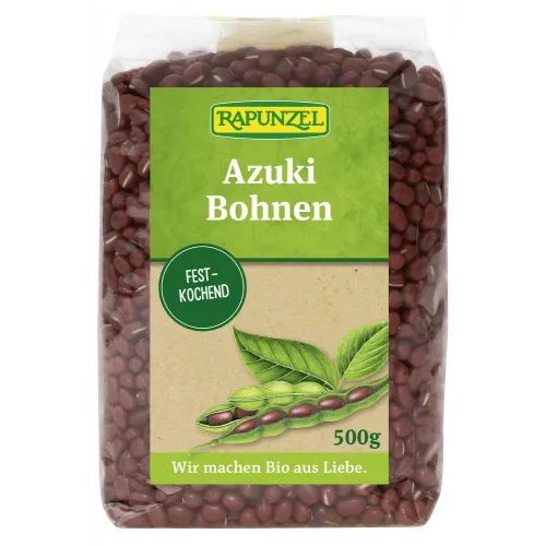 Azukibohnen Bio (500g) - Mild-süße Azukibohnen für vielfältige Bohnengerichte! Ideal für kreative Küche und nachhaltigen Genuss. Mit geprüfter Qualität für bewusste Ernährung.
