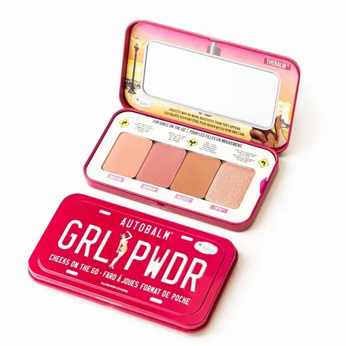 THE BALM Autobalm GRL PWDR - Lidschatten Palette - Lidschatten Palette mit 6 vielseitigen Farbtönen, ideal für kreative Looks und unkomplizierte Anwendung.
