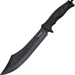 Haller Machete Buschmesser klein rostfrei schwarz - Sonstige Werkzeuge, 36 cm Gesamtlänge mit 23 cm rostfreier Klinge, ideal für Outdoor-Aktivitäten, inklusive praktischer Nylonscheide.