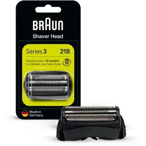 Braun 21B Kombipack, Series 3, Scherkopf, Ersatzscherteil, schwarz