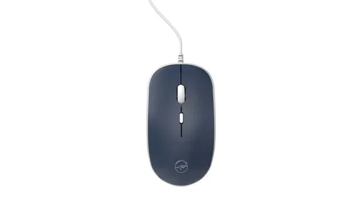 ML308029 Wired Optische Mini Maus für Apple Mac und PC- blau