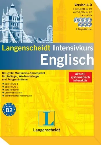 Langenscheidt Intensivkurs Englisch 4.0 - Sprachen lernen: Effektiver Sprachkurs für alle, die schnell und nachhaltig Englisch lernen möchten.