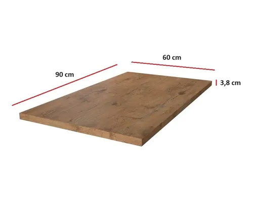 Küchen-Preisbombe Arbeitsplatte Dekor Eiche Lancelot - Hochwertige Arbeitsplatte in Eiche Lancelot, 90 cm breit und 3,8 cm hoch, ideal für Ihre moderne Küche mit langlebiger HPL Beschichtung.