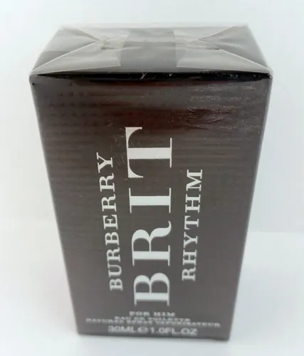 BURBERRY Brit Rhythm for Him EDT 30ml – Frischer Duft für Männer - Eau de Toilette für Männer mit 30 ml Inhalt, ideal für den täglichen Gebrauch. Der britische Duft vereint Frische und Eleganz in einem kompakten Spray.