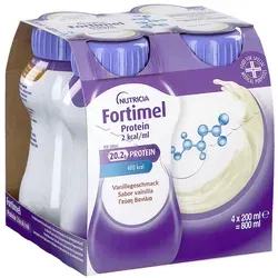Fortimel Protein 2 Kcal Vanillegeschm.trinknahrung - Arzneimittel zur proteinreichen Ernährung, ideal für die Unterstützung bei Gewichtsmanagement und zur Förderung der Muskelmasse.