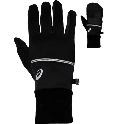 ASICS Wind Block Laufhandschuhe - Schwarz, Größe S - Handschuhe für Läufer, wasserabweisend und isolierend, bieten optimalen Schutz bei kaltem und nassem Wetter.