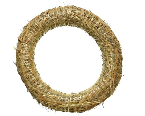 Kaemingk Dekokranz, Strohkranz / Kranz Rohling 30cm natur