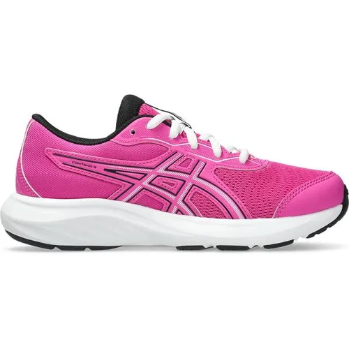 Asics CONTEND 9 GS Laufschuh für Kinder & Jugendliche in Rosa (35,5 EU) - Sportlicher Laufschuh für Kinder mit atmungsaktivem Obermaterial und GEL-Dämpfung. Ideal für den täglichen Einsatz beim Laufen. Fällt klein aus, daher eine Größe größer bestellen.