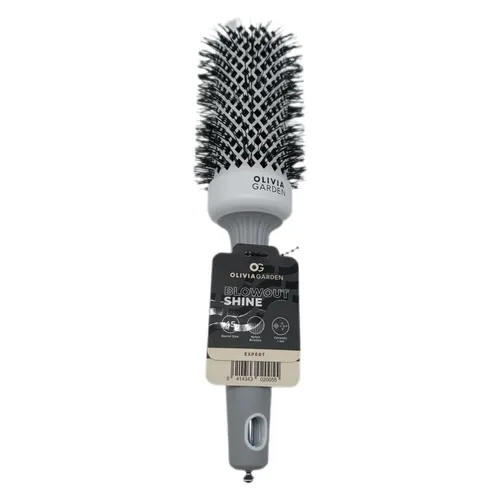 Olivia Garden Expert Blowout Shine Rundbürste 45 - Die Olivia Garden Expert Blowout Shine Rundbürste vereint Keramik- und Ionen-Technologie für schnelles Styling. Leicht und ergonomisch, ideal für müheloses Föhnen und perfekten Glanz.