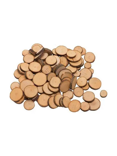 Goki Wooden Branch Discs Craft Material 100 pcs.