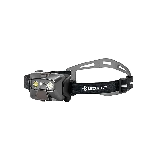 Ledlenser HF6R Signature Stirnlampe 1000 Lumen - Wasserdichte Stirnlampe mit 1000 Lumen, ideal für Outdoor-Aktivitäten. Mit RGB Lichtmodus für verbesserte Sichtbarkeit und einem innovativen USB-C-Magnetladesystem für schnelle Aufladung.