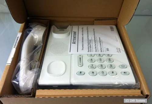CISCO Unified IP Phone 6941 Arctic Weiss Slimline Handset, VoIP Telefon, NEUWARE