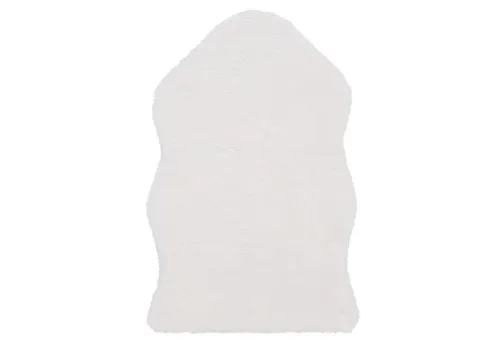 Sarcia.eu Teppichboden TOFTLUND - Weicher weißer Teppich 55x85 cm - Teppiche, weicher und eleganter Teppich in Weiß, ideal für ein gemütliches Ambiente in jedem Raum.