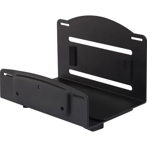 Speaka Professional PC Halterung CPB-2 - Wandhängend, massive Stahl-Ausführung, belastbar bis 10 kg für Tower- und Desktop-Gehäuse