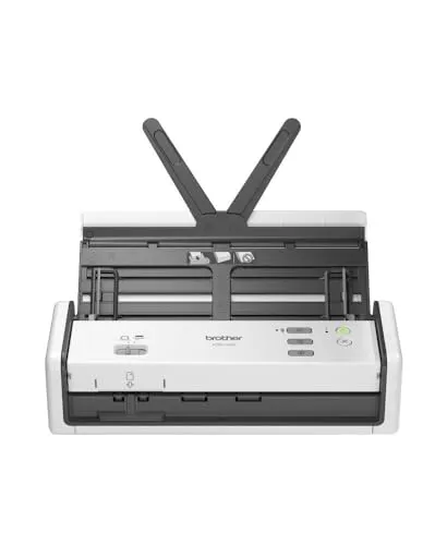 Brother ADS-1300 - Tragbarer Dokumentenscanner, 30 Seiten/Min, USB-C Stromversorgung und ADF für effizientes Scannen unterwegs