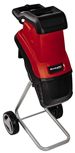 Einhell Elektro-Messerhäcksler GC-KS 2540 - 2.500 Watt, 2 Wendemesser aus Spezialstahl und große Trichteröffnung für effizientes Häckseln bis 40 mm