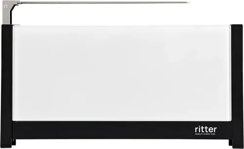 Ritter volcano5 Langschlitztoaster, 950W, Auftaufunktion, weiß - Toaster, unvergleichbar schmal mit nur 9 cm Breite, ideal für kleine Küchen und mit praktischer Auftaufunktion für gefrorenes Brot.