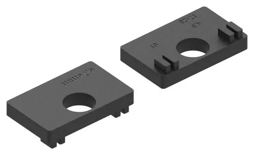 Paar Gummis zu Glasklemme 45x45x26 mm AbZ für 6,76 mm Glas VSG 1